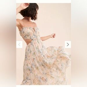 ASTR THE LABEL ODINA CUT OUT MAXI DRESS